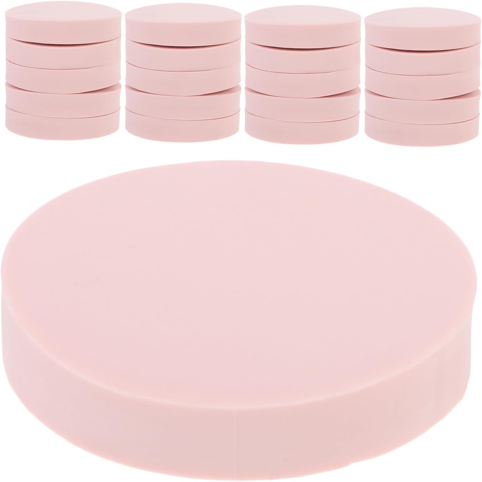 Uonlytech 24pcs Rubber Blocks for Stamp Carving Flexible Rubber Bricks for Crafting Engraving and Printmaking for Beginners and Professionals
