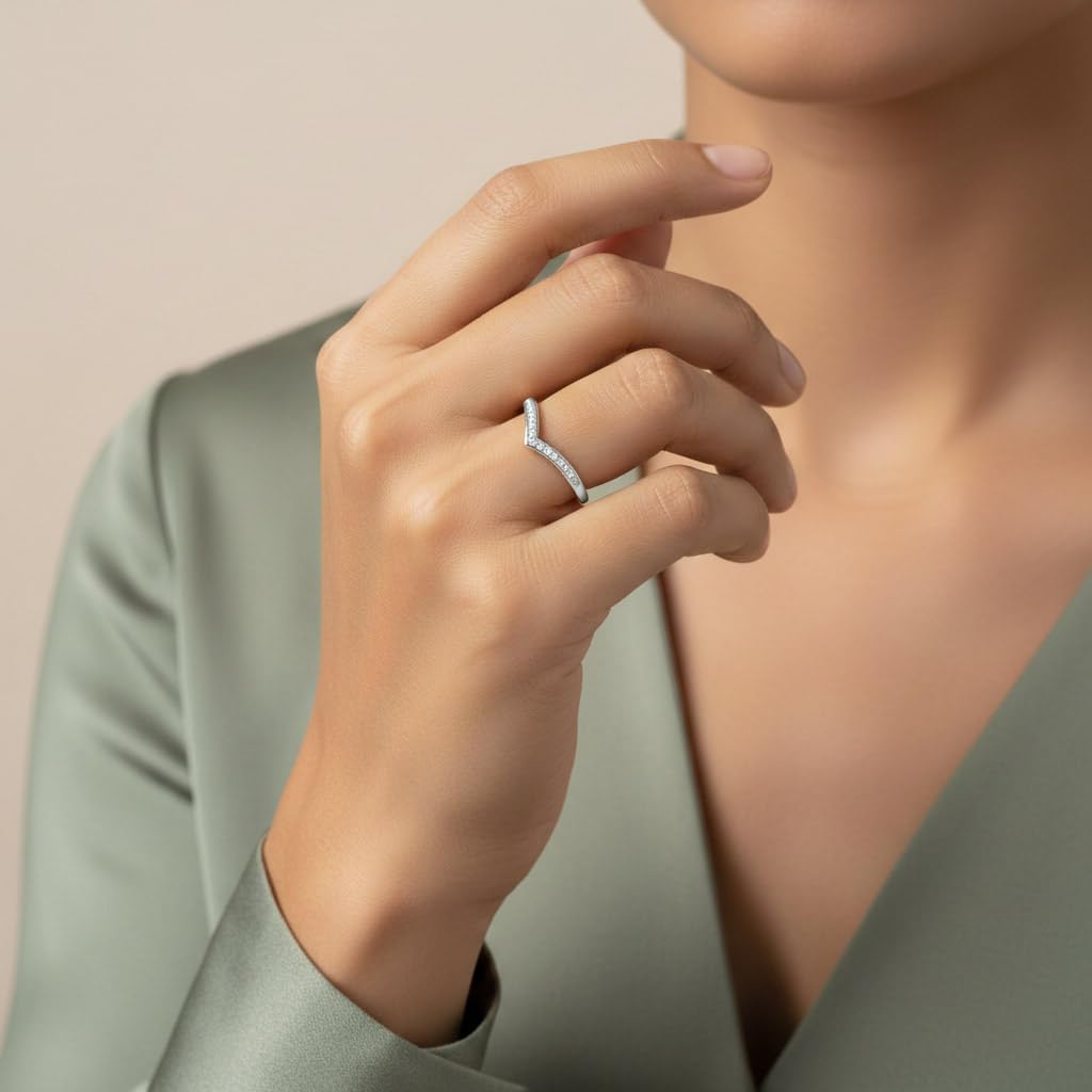 1/5 Carat Diamond Wedding Anniversary Ring in 14K Gold (I1-I2 Clarity)