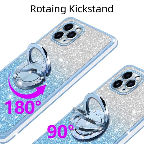 Coque iPhone 11 Pro antichoc avec béquille et sangle de protection en TPU brillant
