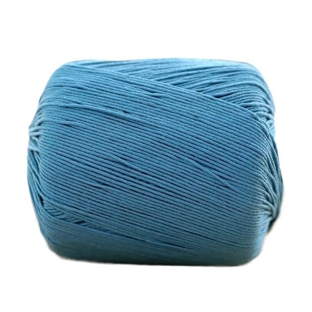 Fil coton peigné taille 3 crochet dentelle pelote 50g loisirs créatifs x5