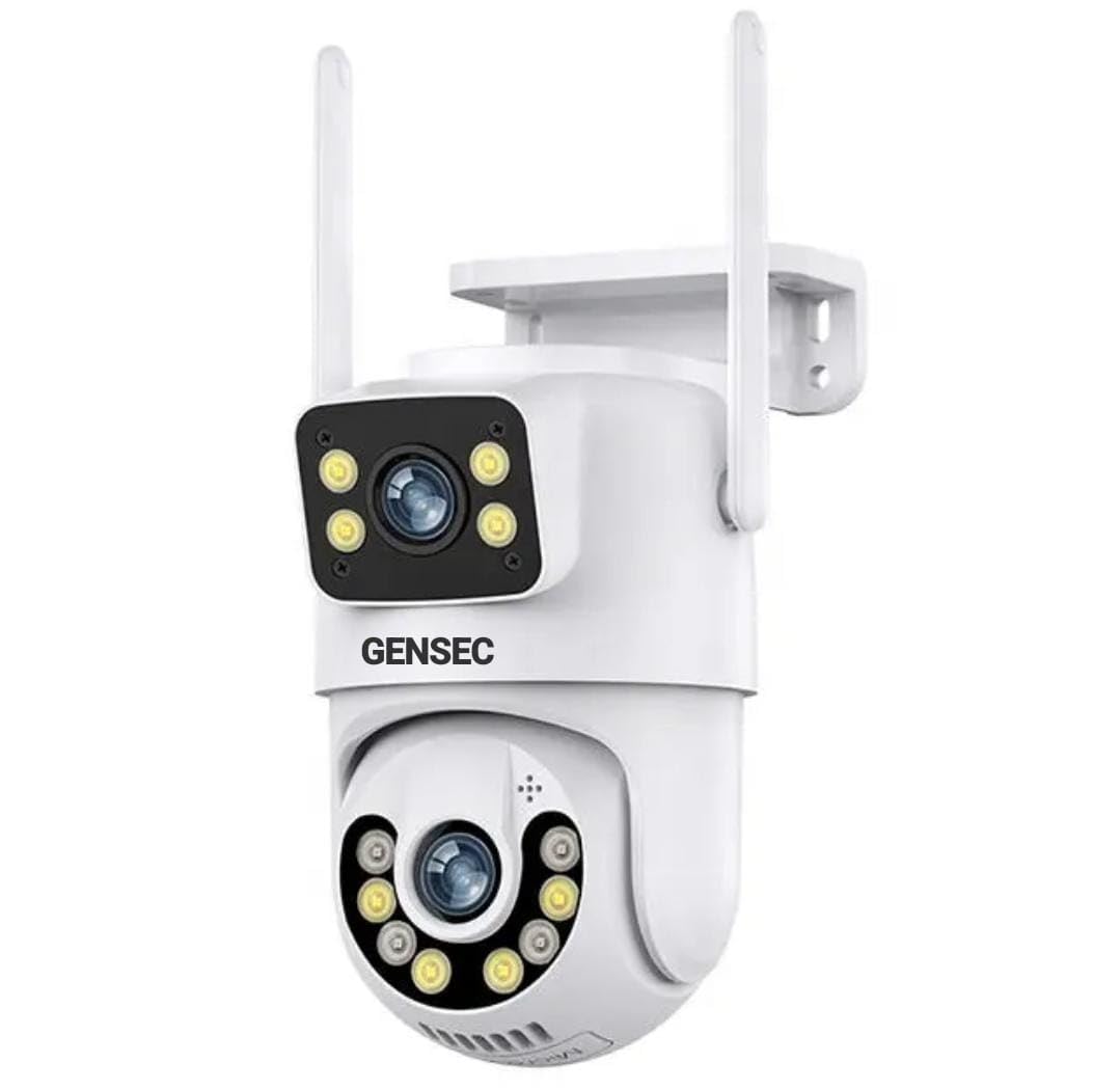 GENSEC 6MP 3K Dual Lens UHD CCTV Camera for Home Outdoor Indoor Outdoor WiFi Camera, Advanced Security CCTV with Color Night Vision and Ai Human/Motion Detection, SD/Cloud IP66 (White)-image-22