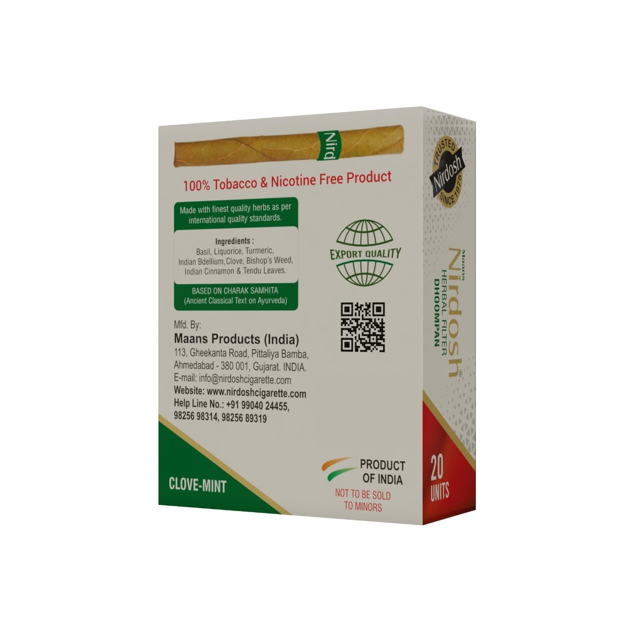 herbal cigarettes nirdosh Amazon.com: Nirdosh Herbal Cigarette 100% Tobacco Free & Nicotine Free -  Natural Smoking Alternative