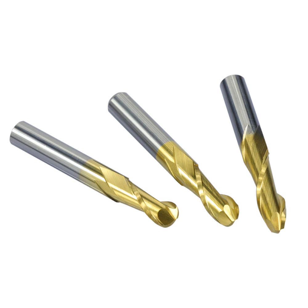 1 stück 6mm Schaft Kugel Nase End Mühle 2 Flöte Spiralendfräser Wolframkarbid CNC Router Bit Gravur Bit 15/17 / 22mm-22mm.
