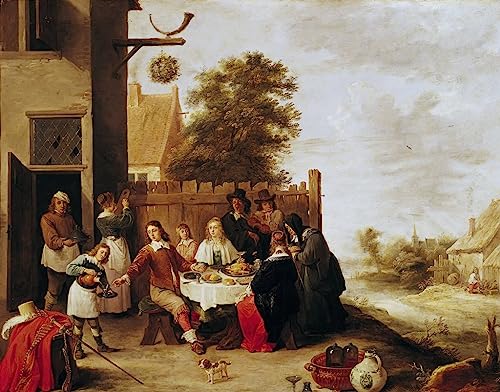 Art tableau la fête de l'enfant prodigue impression d'art pour salon élégant