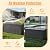 ATMELT Outdoor Storage Box,160 Gallon Resin Deck Box,Waterproof & UV Resistant Lockable Package Delivery Bin,Toy Cabinet for Indoor & Outdoor