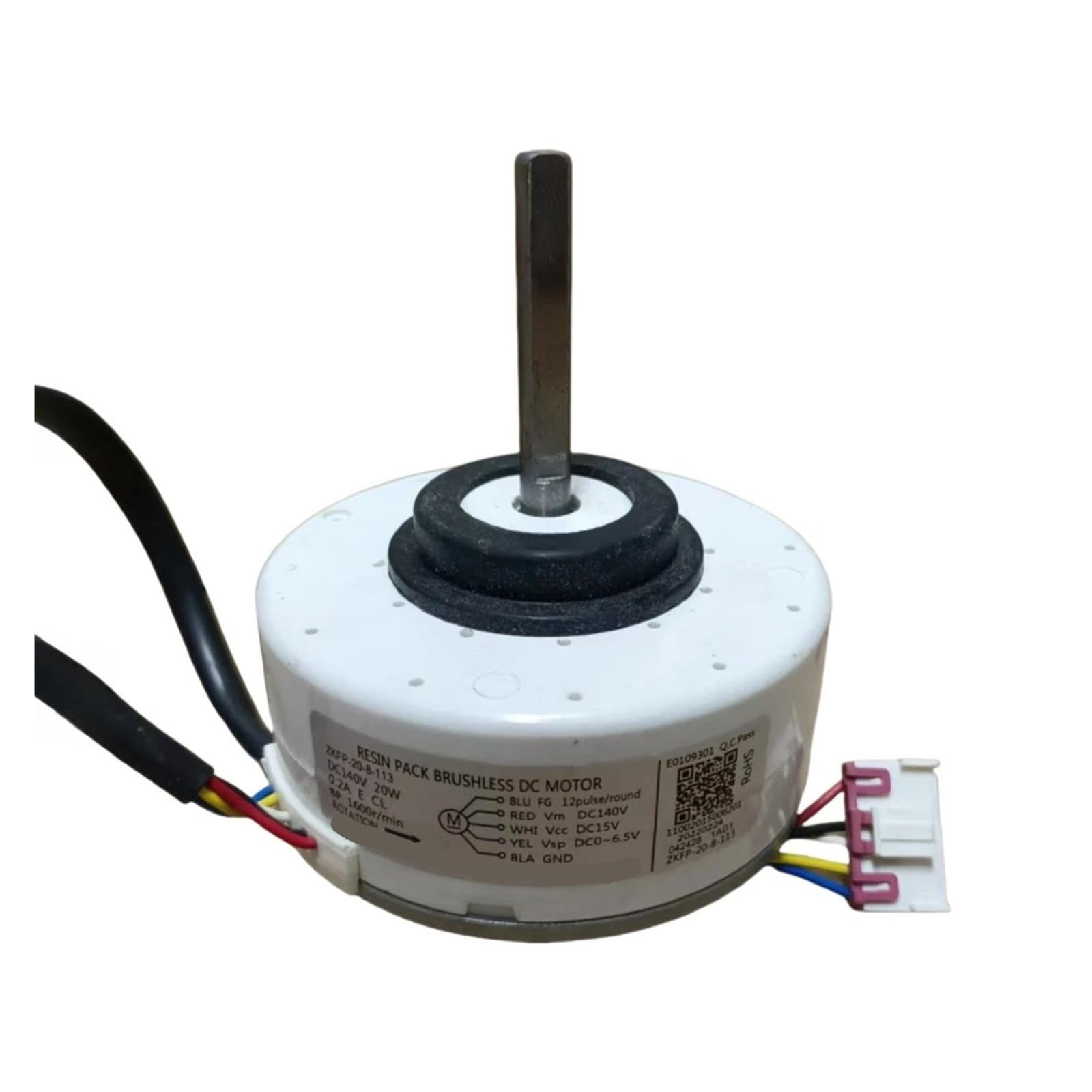 ZKFP-20-8-113 DC140V 20W 1600rpm Moteur ventilateur DC pour climatiseur