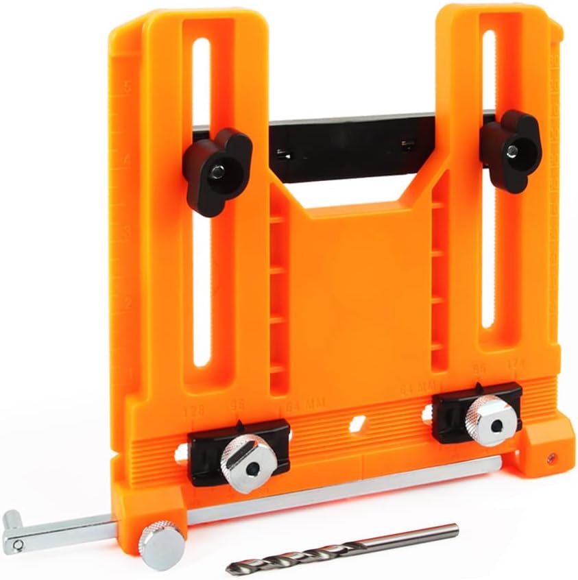 O'SKOOL Hardware Jig Tool,Adjustable Drill Template Guide
