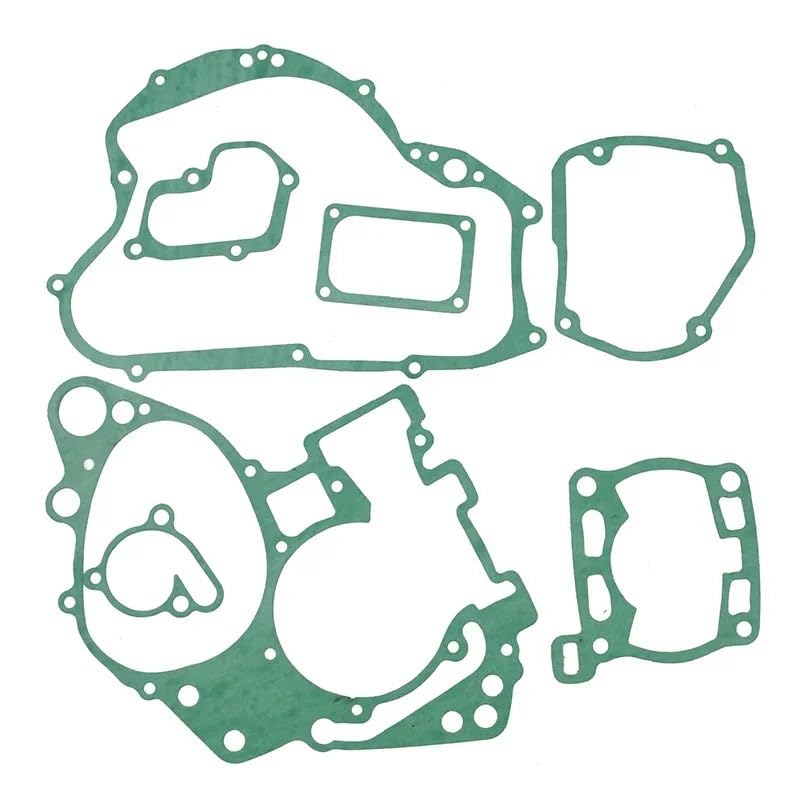 Motorcycle Engine Crankcase Cover Cylinder Gasket Kit Set Compatible with RM125 2004 2005 2006 2007
