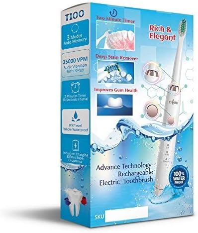 Anhi Oraltek Rechargeable Electric Toothbrush For Oral/Dental Hygiene - 3 Modes
