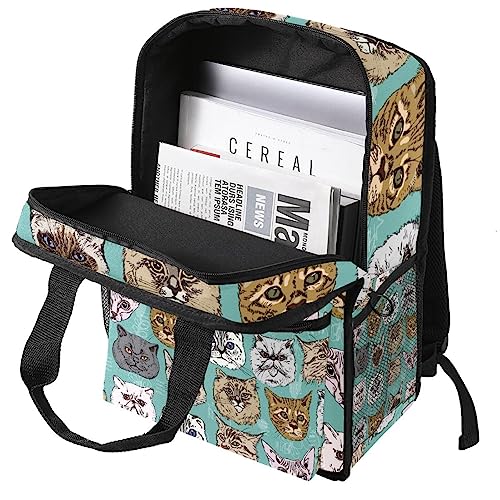 Sac à dos pour garçons multicolore avec bretelles réglables d'école - 3