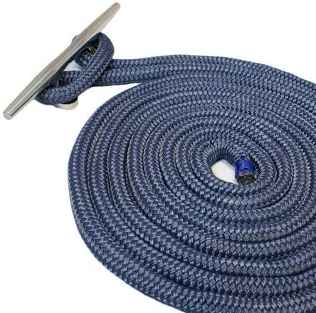 USR Rope Nylon Double Braided Dock Line 3/4" x 50' Navy Boat Mooring