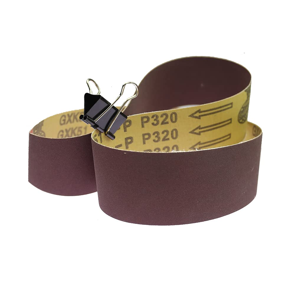 Taśma szlifierska, zestaw taśm szlifierskich, 10 sztuk 915*50mm ścierne pasy szlifierskie do drewna miękkiego metalu szlifowanie polerowanie do obróbki drewna (rozmiar: P320) (rozmiar: P400) ( Color :