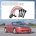 JDMSPEED New Red Ignition Spark Plug Wires Set Replacement for Mazda Miata MX-5 1.6L 1.8L Engines 1990-2000 10.2mm Replaces B61P18140A, B61P18140B, B61P18140C, BPE818140A