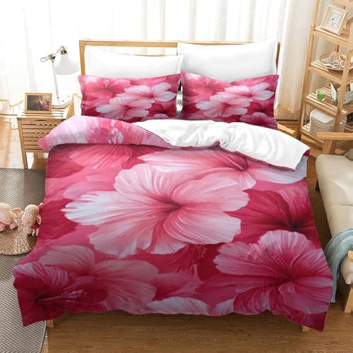 Housse de couette microfibre Phénix 220x240 cm parure de lit 3D - 3