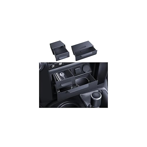 for Toyota 4Runner 2014-2024 Console Drawer Storage Magnetic Design Slides