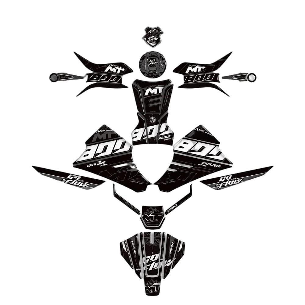 Autocollant réservoir CFMOTO 800MT évite rayures de fermeture éclair