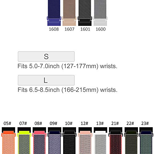 C2D JOY Sport Mesh Strap Compatible with Garmin forerunner 35/30 and Approach S10 Replacement Strap - Blue,large - Image 2