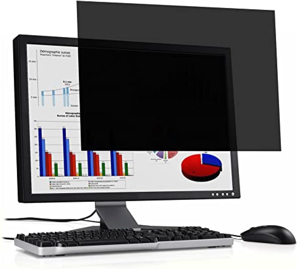 Port Designs 2D 14-Inch 16/9 Ratio Professional Privacy Screen Filter & Protector for Windows Laptop/Dell/Lenovo/HP/MacBooks & PC Monitors