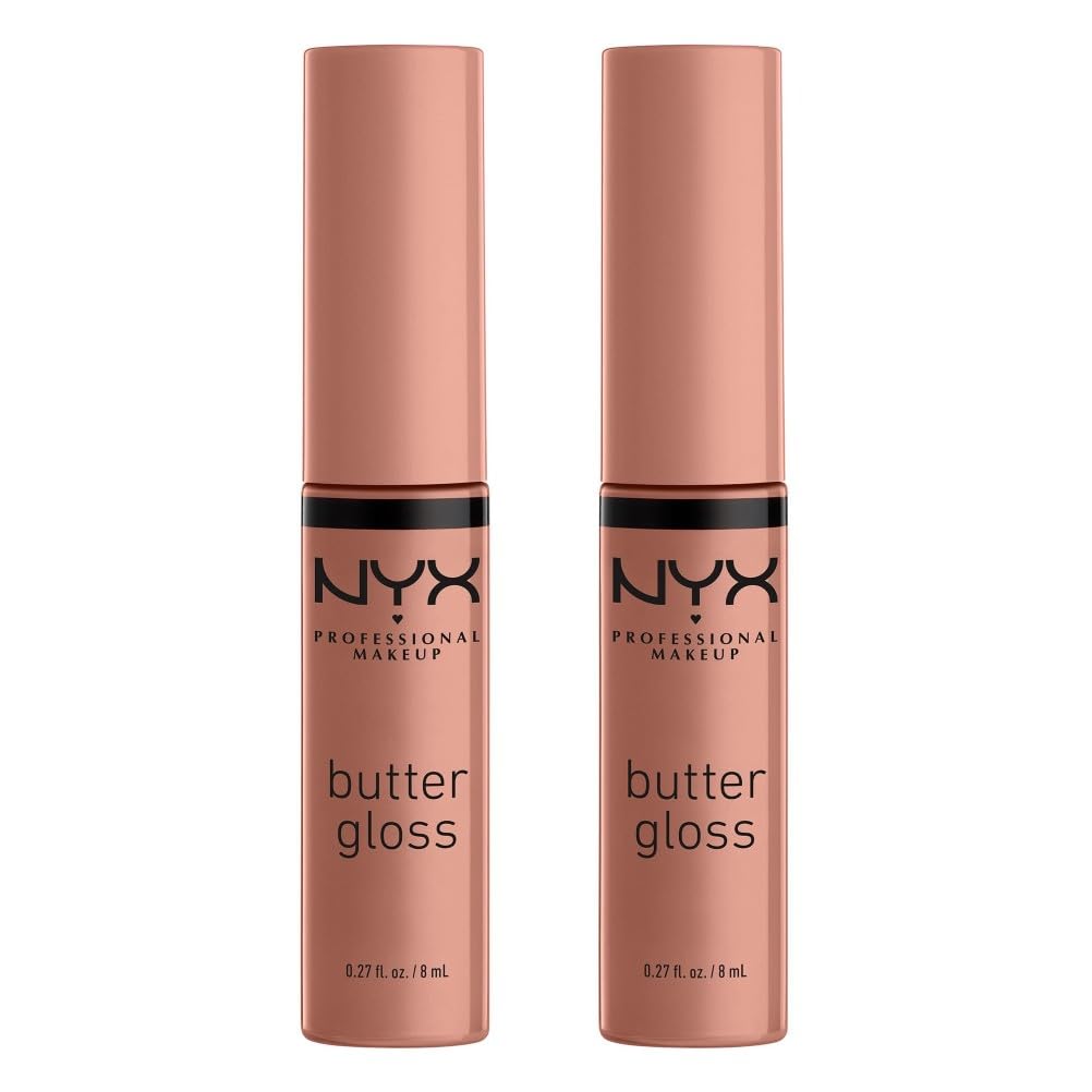 Butter Gloss, Non-Sticky Lip Gloss, Madeleine & Madeleine, Duo Pack