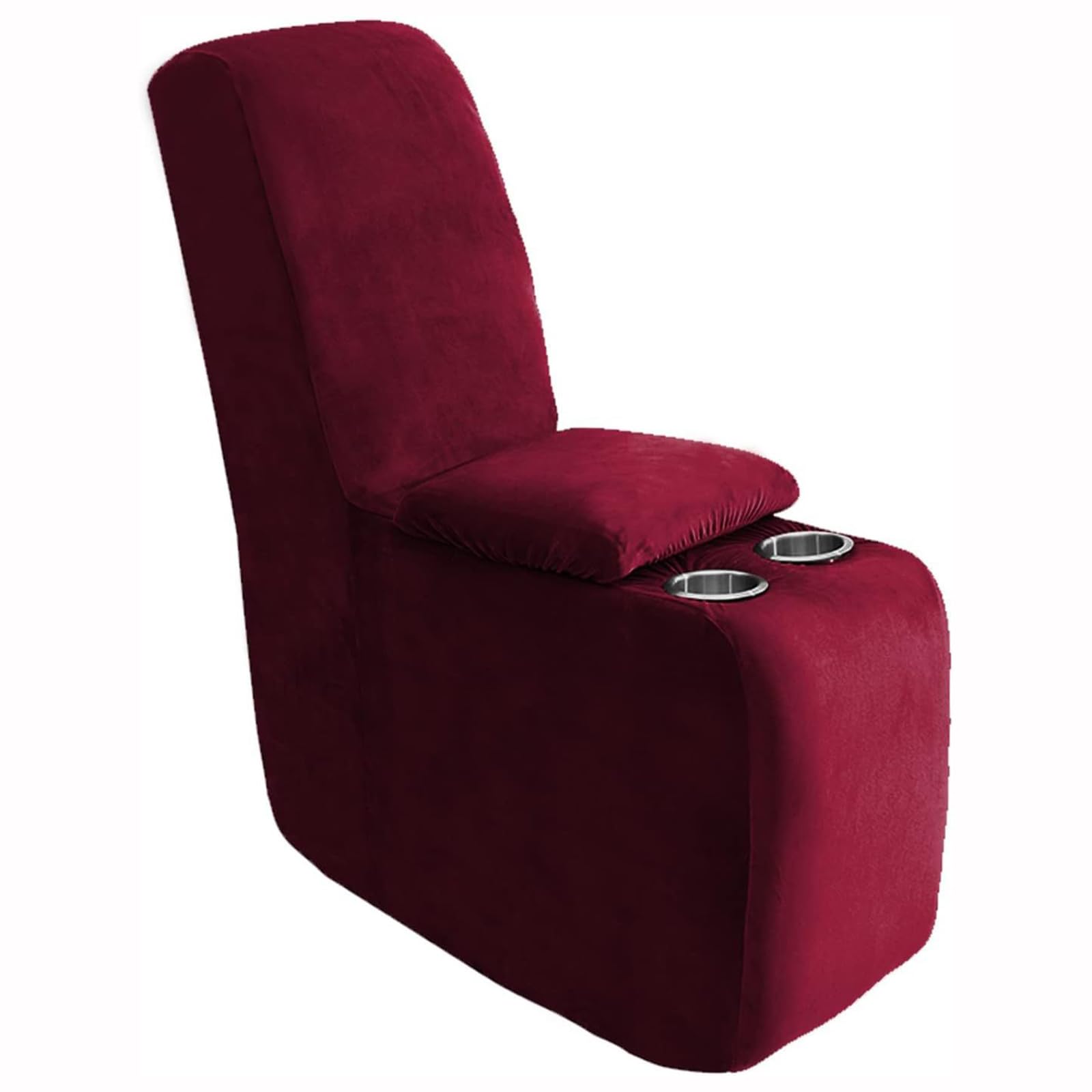 Mswborml Velvet Sectional Couch Covers L-Shaped Sofa Recliner 2-Piece L Shape Sectional Recliner Sofa Covers Thick Storage Console Cover Reclining