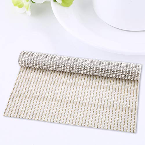 Guarnição de strass, fita de diamante strass pérola adesivos folha de cristal para decoração de fest