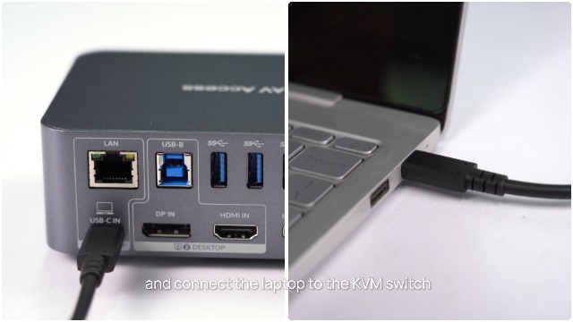 Amazon.co.jp: AV Access デュアルモニター対応 4K KVMドッキング