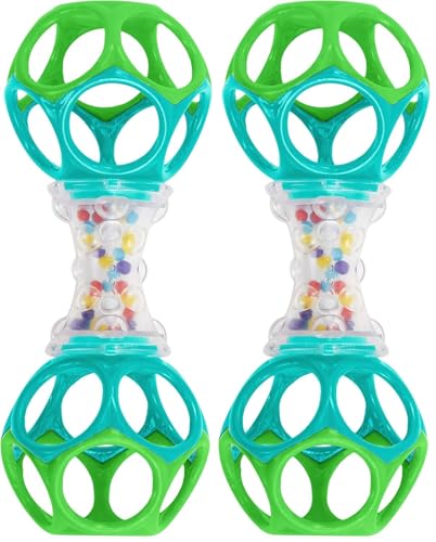Image of Bright Starts Oball Shaker Rattle | Newborn+ | Pack of 2