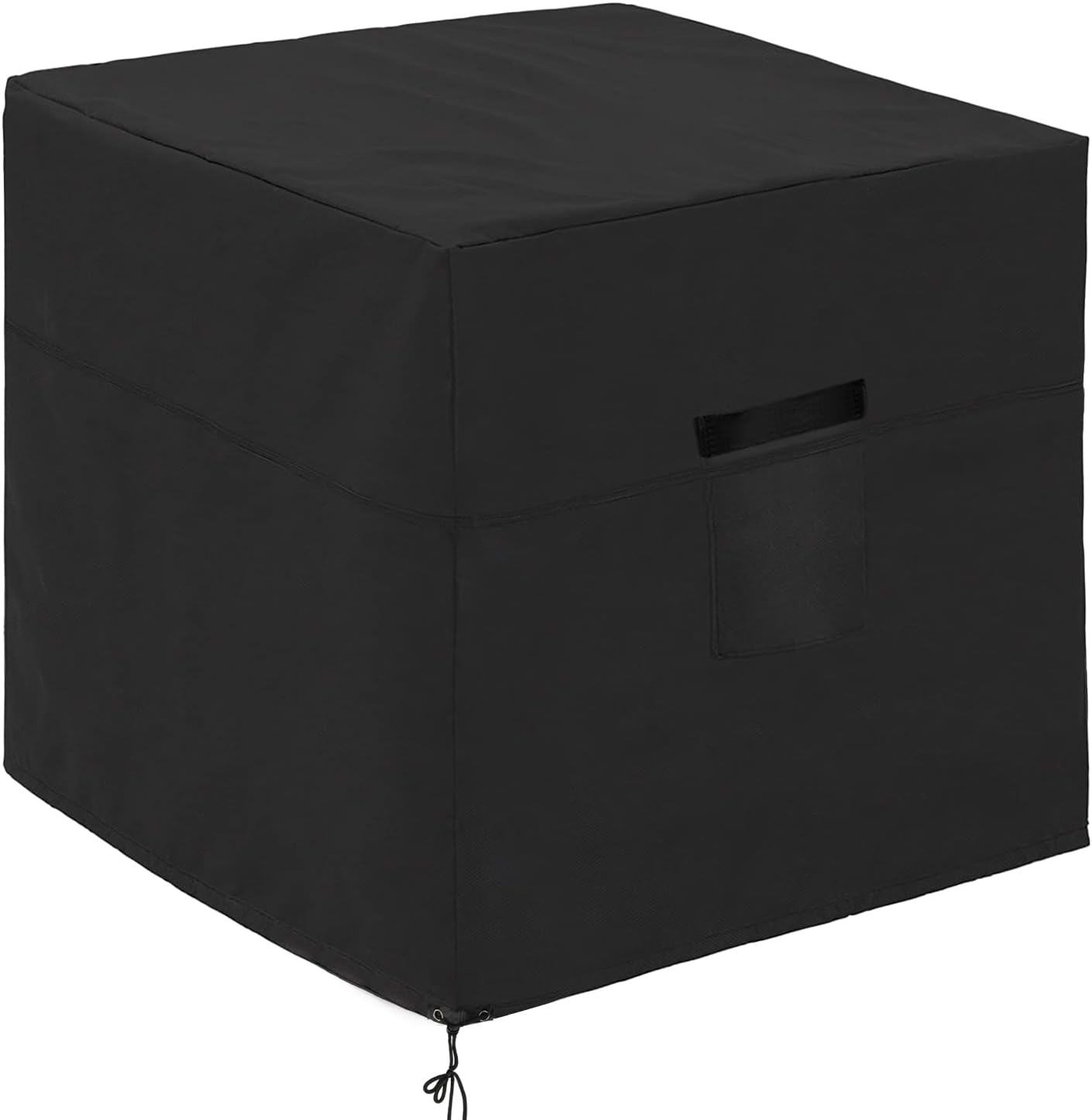 Air Conditioner Cover for Outside Unit, Heavy Duty Large Universal Veranda, Winter AC Cover for Standard American Furniture Central Outdoor Vent Full Cover 36 x 36 x 39 inch Black 36 x 36 x 39 inches