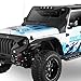 Hooke Road Wrangler JL Front & Rear Flat Fender Flares for 2018-2025 Jeep Wrangler JL & Unlimited 2/4 Doors Rugged Style Steel Fenders