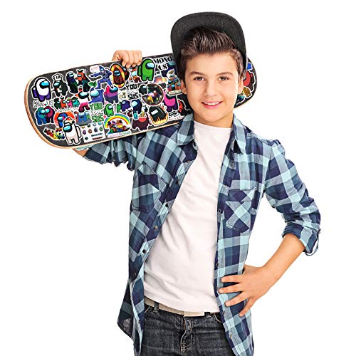 image for Roberly 50Pcs Among Us Stickers for Laptop, Waterproof Vinyl Water Bot