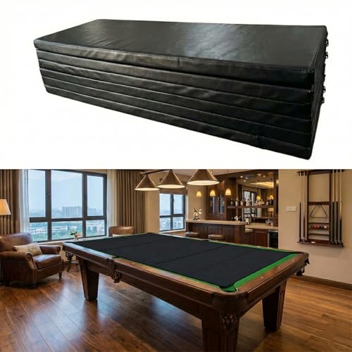 takor Billiard Pool Table Insert, Foam Pool Table Insert for Table Conversion, Convertible Dinning Table Insert, Table Cover (Black)