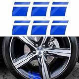 6 Pièces Stickers de Jante Auto pour BMW X6 | Typ E71 | Bj. 2008 2014