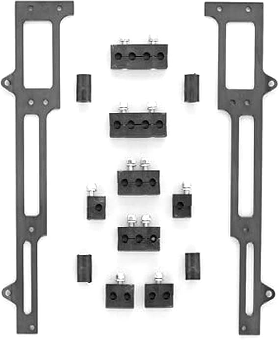 R&M Specialties 1101K Black Spark Plug Wire Loom Set for