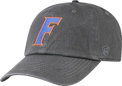 Pro Sport Brand Florida Adjustable College Hats (US, Alpha, One Size, Florida F Grey)