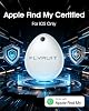 Etiquetas Air Tracker - Paquete de 4, Solo iOS, Certificadas para Apple Find My, Rastreador de Equipaje | Seguimiento Inteligente por Bluetooth, Localizador de Artículos para iPhone, Esenciales para Viajes y Cruceros, Cartera, Mochila, Auto, Bicicleta 4
