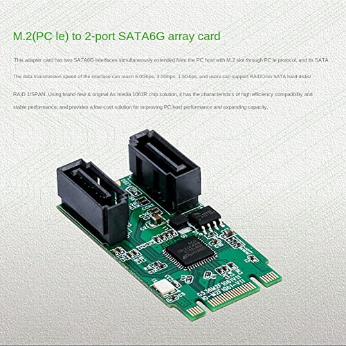 Extension de stockage pour PC fixe avec l'adaptateur RAID PCIe M.2 vers SATA - 7