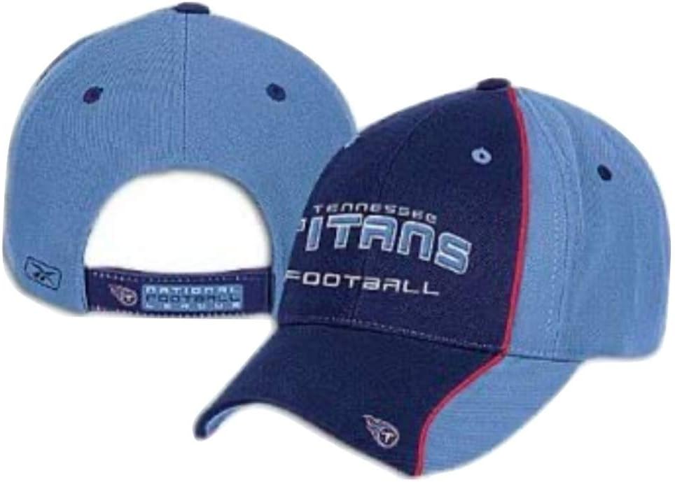 Titans Reebok Men's Shadow Cap ( sz. One Size Fits All, Navy/Light Blue : Titans )