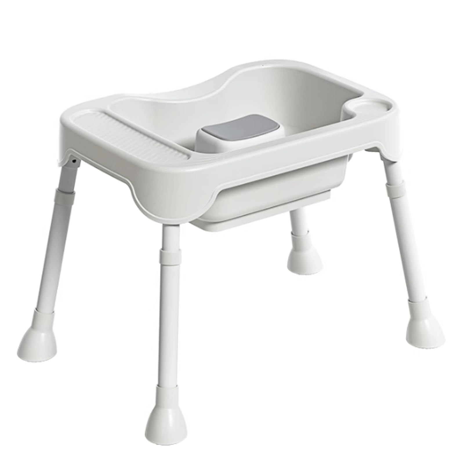 esmen Lavabo para Lavado de Cabello, Cuenco portátil para champú con Manguera de Drenaje, Lavabo para Lavado de Cabello Ajustable en Altura para Embarazadas y Ancianos postrados en Cama
