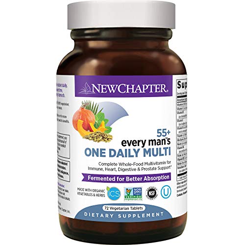 New Chapter Multivitamin for Men 50 Plus - Every Man's One Daily 55+