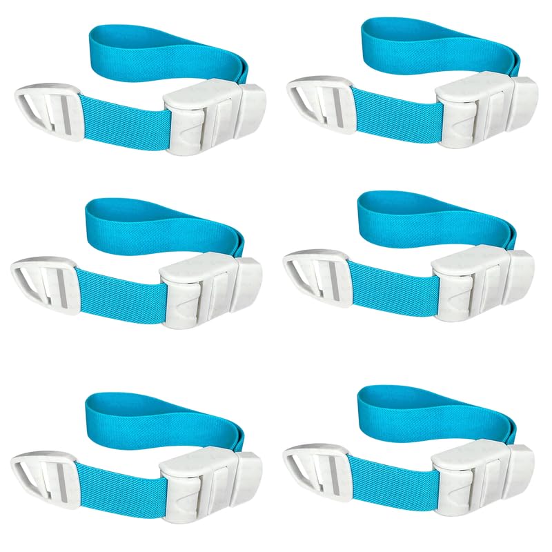 OTICA Medical Tourniquet Band for Blood Collection Adjustable Quick Release Buckle Medical Emergency Tourniquet Belt With High Elasticity for Hospital and Medical First Aid Phlebotomy Use Pack of 6