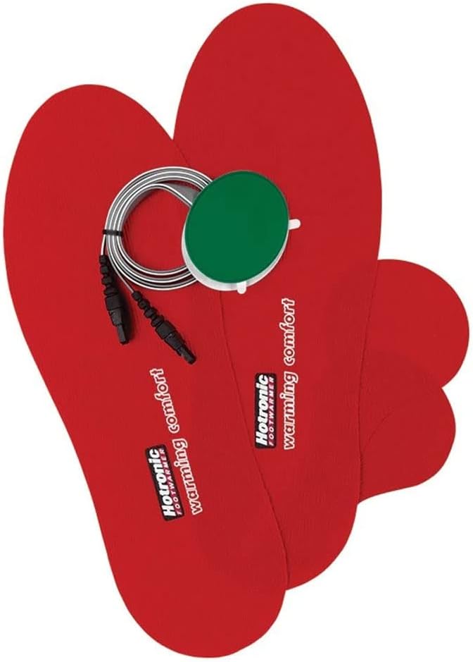 Hotronic Heating Elements Power Plus with Self-Adhesive Fabric Covers (Electronic Foot Warmers Ski Snowboard Boots) Pair