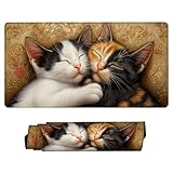 【Alfombrilla Ratón Impermeable Y Fácil De Limpiar】: el revestimiento a prueba de derrames protege su alfombrilla ratón del agua derramada, bebidas, tinta y otros líquidos derramados u otros accidentes, simplemente límpiela con un paño húmedo o papel, no se decolora y se puede lavar y doblar sin dejar arrugas, fácil de transportar