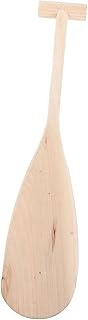 DIYEAH Lightweight Handmade Wooden Paddle for Boy Girl Ergonomic Design Decorative Oar for Canoes Rafting and Stage Performance Unisex Rowing Accessory