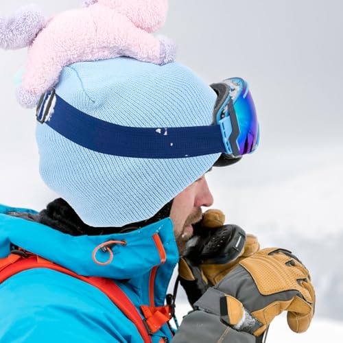 Housse de protection pour casque de ski lavable protégeant des rayures