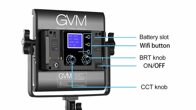 6 GVM+Video+Lighting+Photography+3200K+5600K