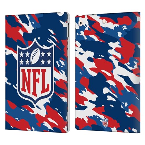Étui portefeuille cuir NFL Camouflage pour iPad 10.2 protège votre tablette
