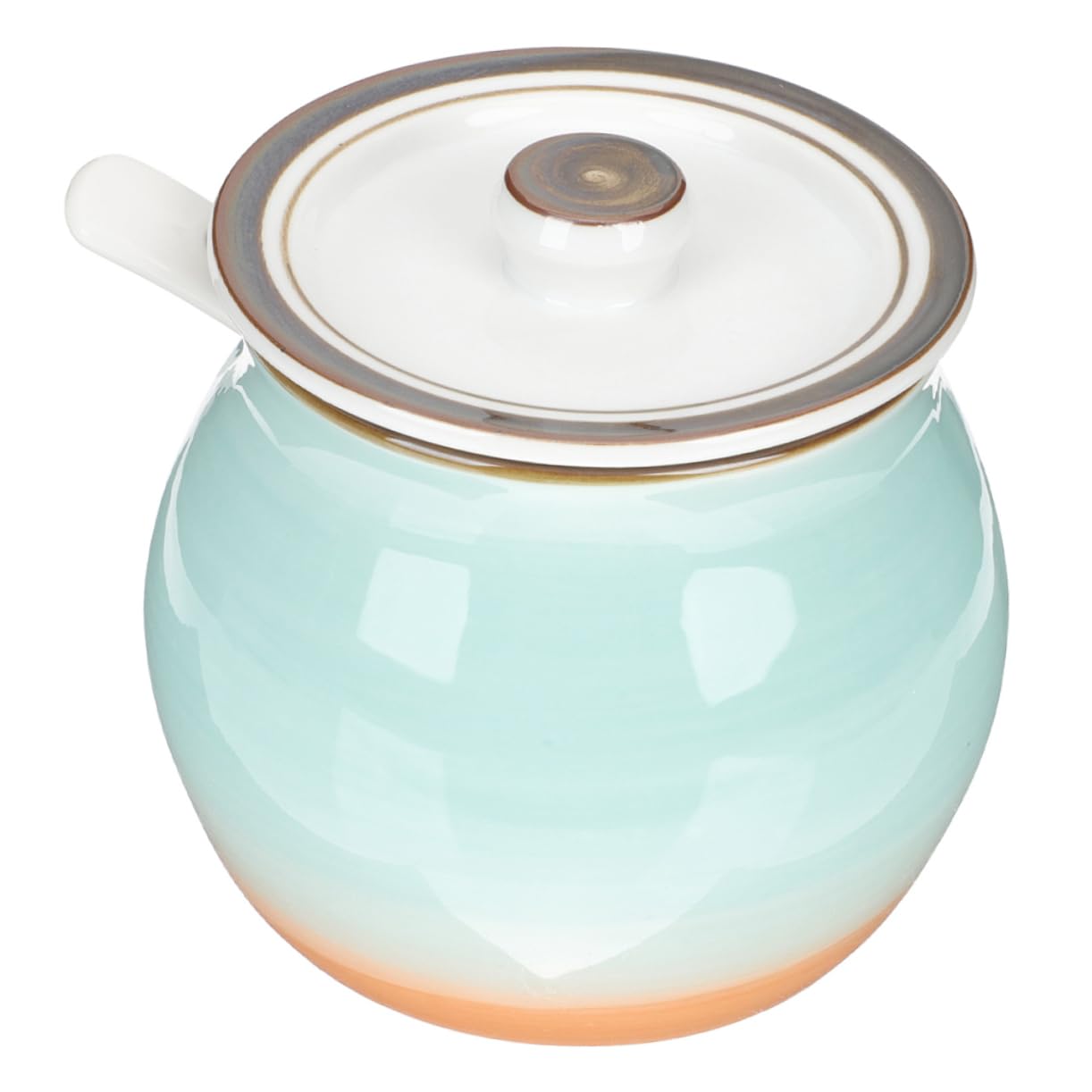 BESTonZON Sucrier À Café Récipients À Café Salière Avec Couvercle Récipient Avec Couvercle Sucrier Avec Et Cuillère Ensemble Crème Et Sucre ers Pot En Céramique Avec