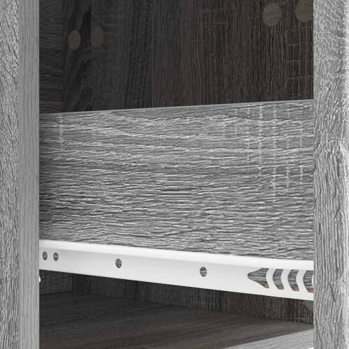 Table de chevet au style stylé sonoma gris avec grand rangement de 62 cm de large - 6