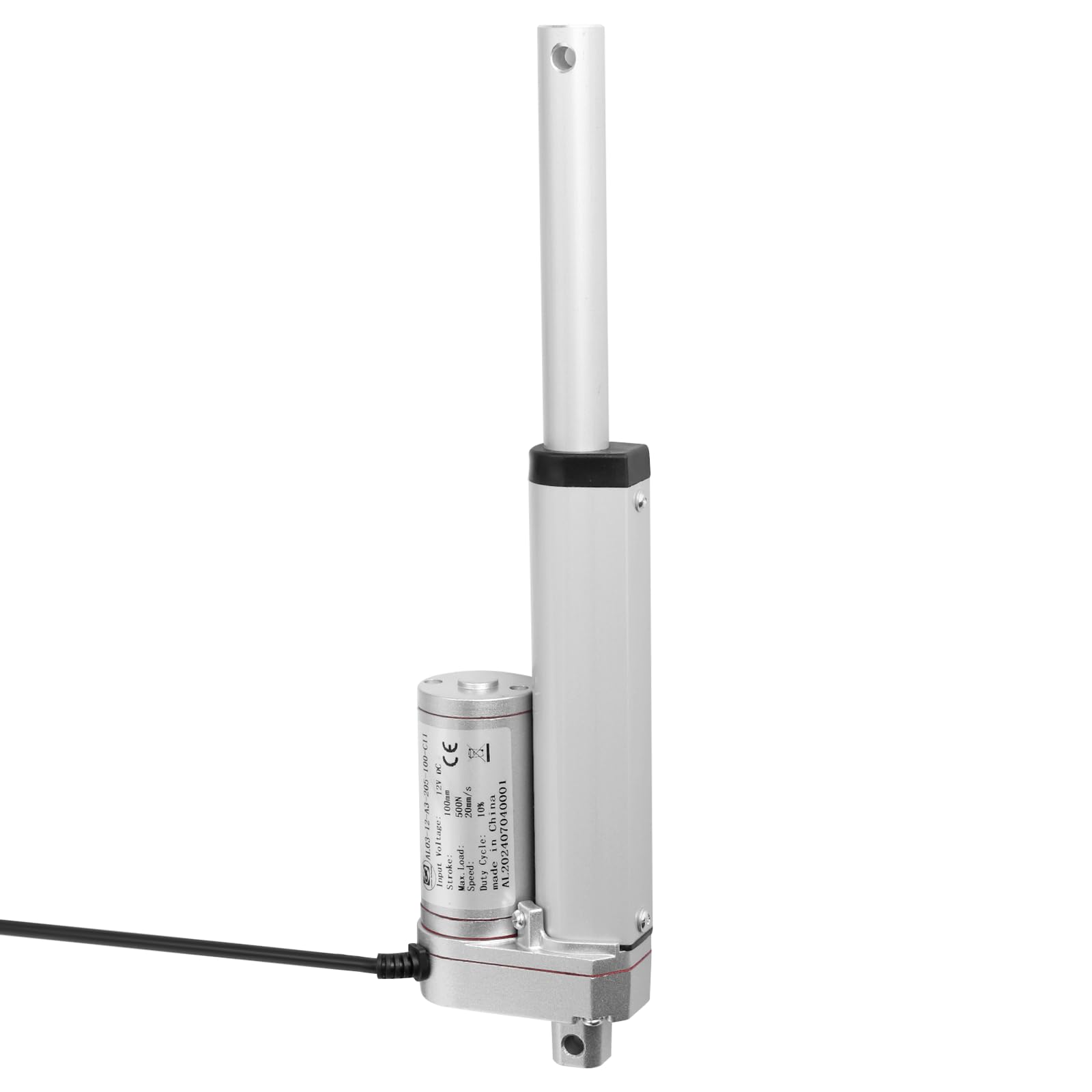 500N 100mm 20mm/s Actuador Lineal Motor DC 12V Motor Resistente Para Auto RV Abridor de Puerta Eléctrico Maquinaria Agrícola Industrial Ventana Embarcaciones