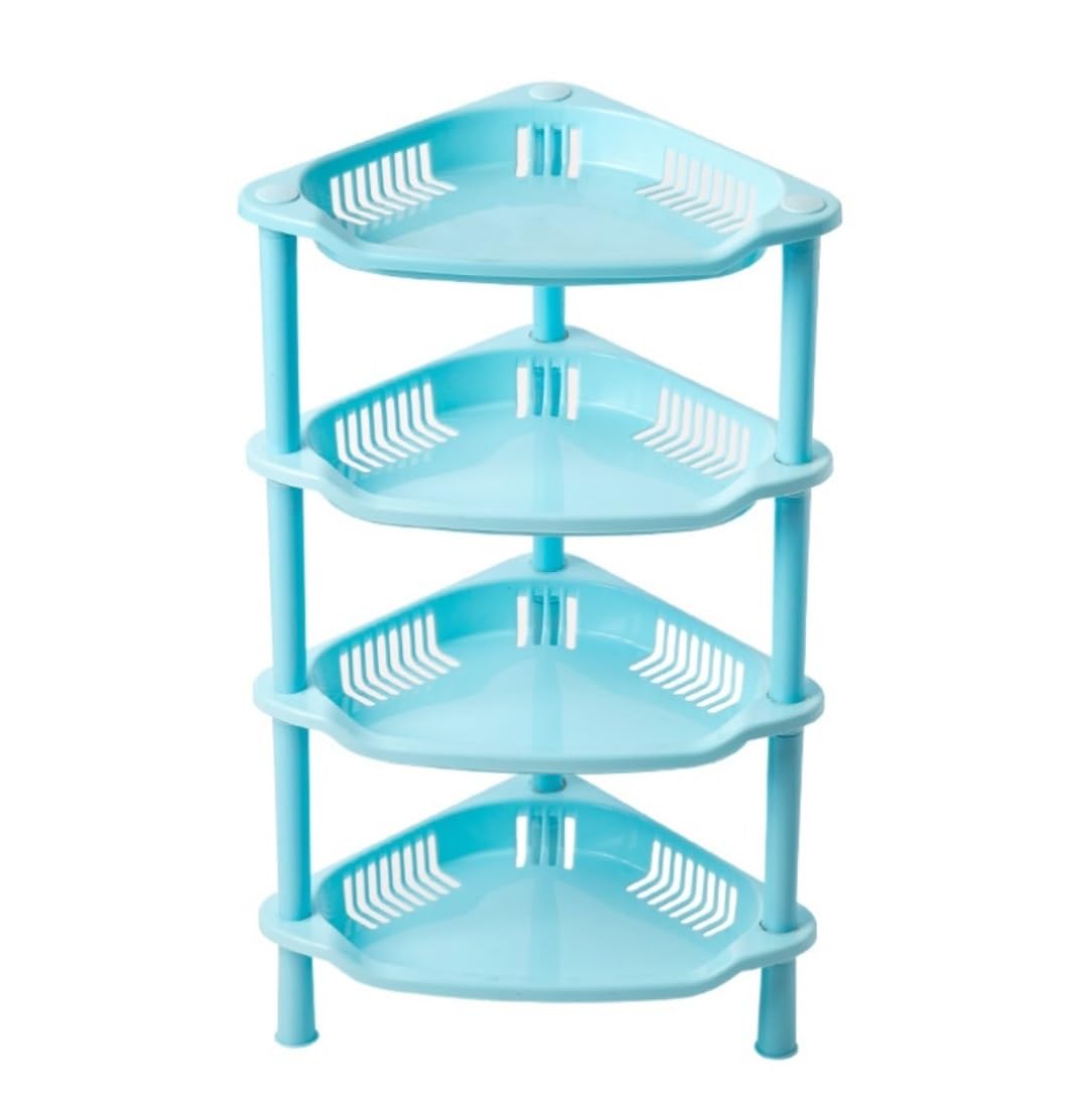 HKDYWTNB Corner Shelf Display Shelf Plastic Corner Shelf Shower Caddy Shower Organizer for Inside Bathroom Bathtub Living Room